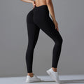 New Arrival Breathable Moisture-Wicking Hide Cellulite High Elastane High Waist Scrunch Bum Yoga Gym Fitness Leggings for Women