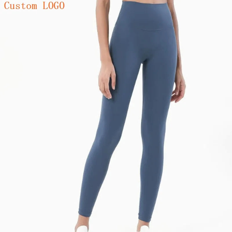 Wholesale High Waisted Yoga Leggings with Tummy Control Squat Proof Stretchable Workout Gym Wear high waist yoga leggings