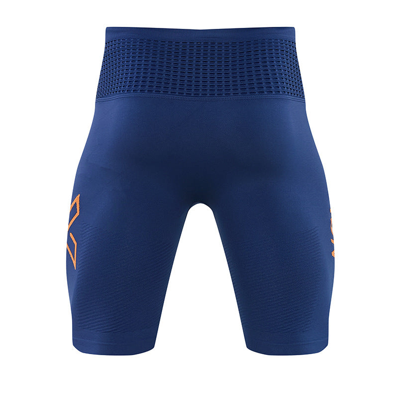 Summer Marathon Men's and Women's Quick-drying Running Shorts Sports Tight Stretch Compression Pants Morning Run Fitness Shorts