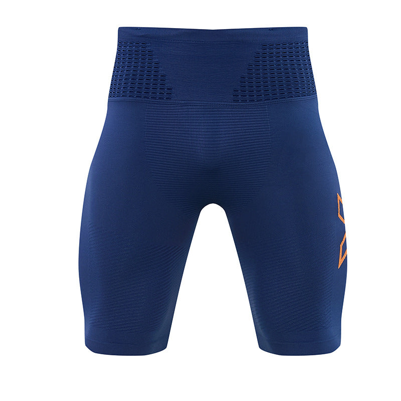 Summer Marathon Men's and Women's Quick-drying Running Shorts Sports Tight Stretch Compression Pants Morning Run Fitness Shorts