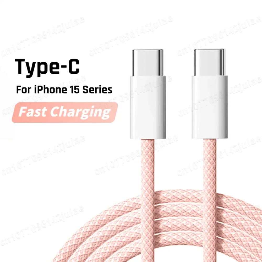 Original PD 60W Fast Charger 6A USB C to Type C Cable For iPhone 18 17 16 15 Pro MAX Quick Charging For Samsung S26 Xiaomi Cable