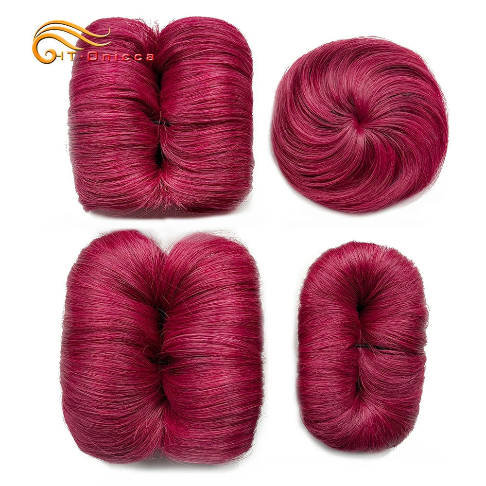 613 Blonde Straight Bundle Human Hair Bundles With Circular Closure 1B 27 30 4 BUG Colored Short Remy Human Hair 28Pcs/Lot
