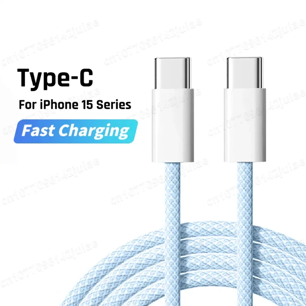 Original PD 60W Fast Charger 6A USB C to Type C Cable For iPhone 18 17 16 15 Pro MAX Quick Charging For Samsung S26 Xiaomi Cable