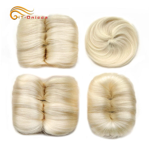 613 Blonde Straight Bundle Human Hair Bundles With Circular Closure 1B 27 30 4 BUG Colored Short Remy Human Hair 28Pcs/Lot