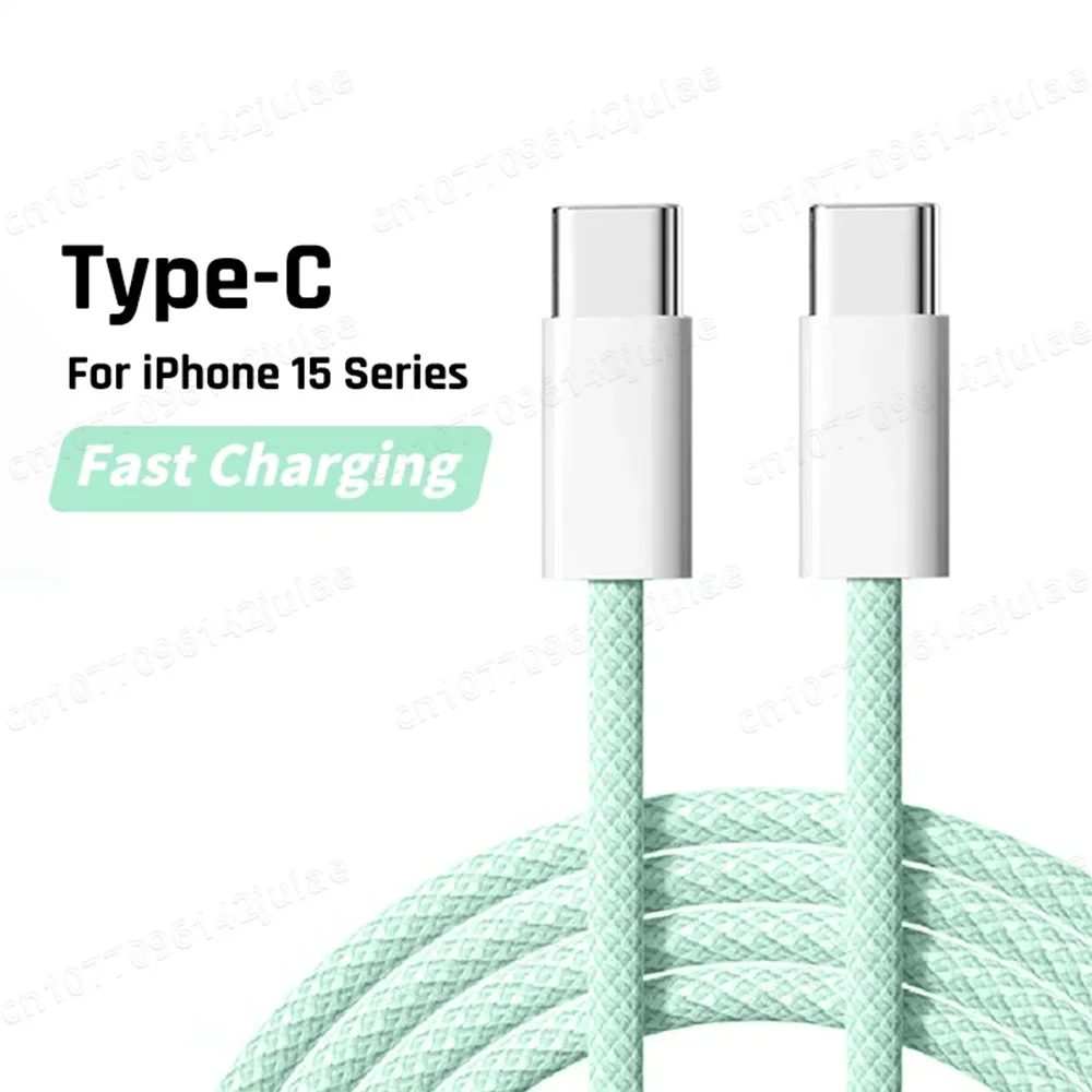 Original PD 60W Fast Charger 6A USB C to Type C Cable For iPhone 18 17 16 15 Pro MAX Quick Charging For Samsung S26 Xiaomi Cable