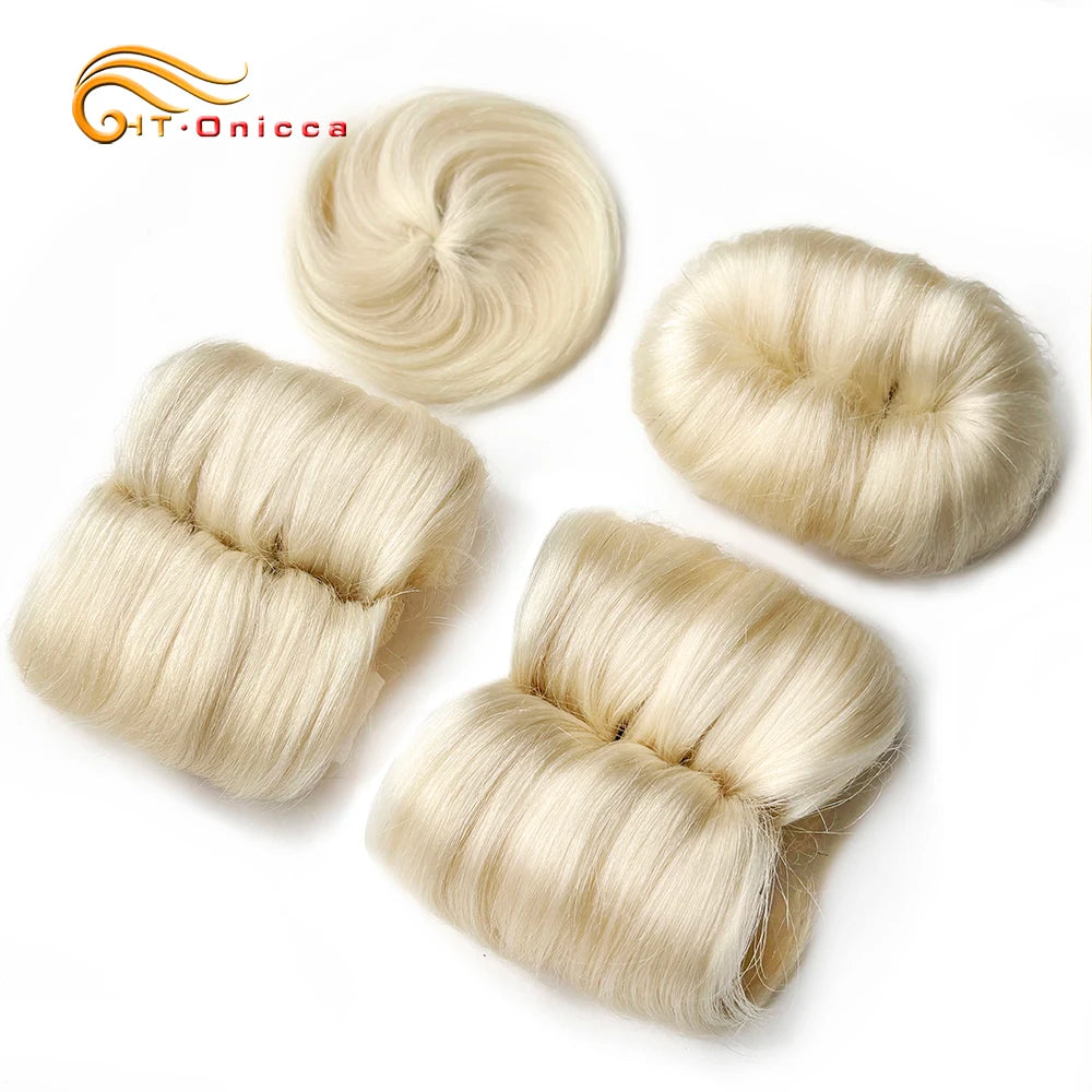 613 Blonde Straight Bundle Human Hair Bundles With Circular Closure 1B 27 30 4 BUG Colored Short Remy Human Hair 28Pcs/Lot